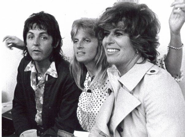 Roslie Trombley with Paul McCartney